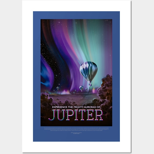 Jupiter NASA Artwork Wall Art by GEEKNESS